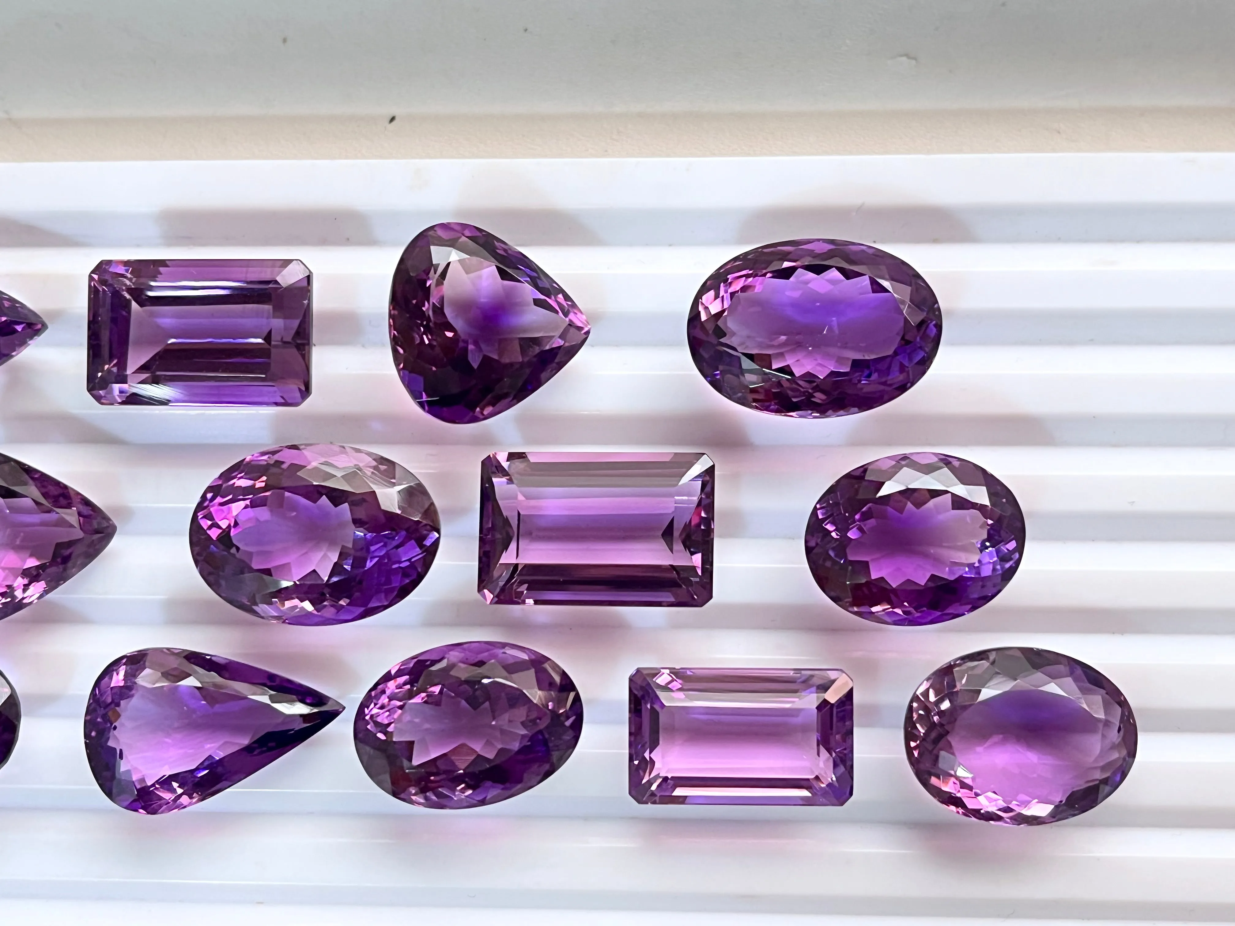 Brazilian Amethyst Mix shape loose gemstone Lot