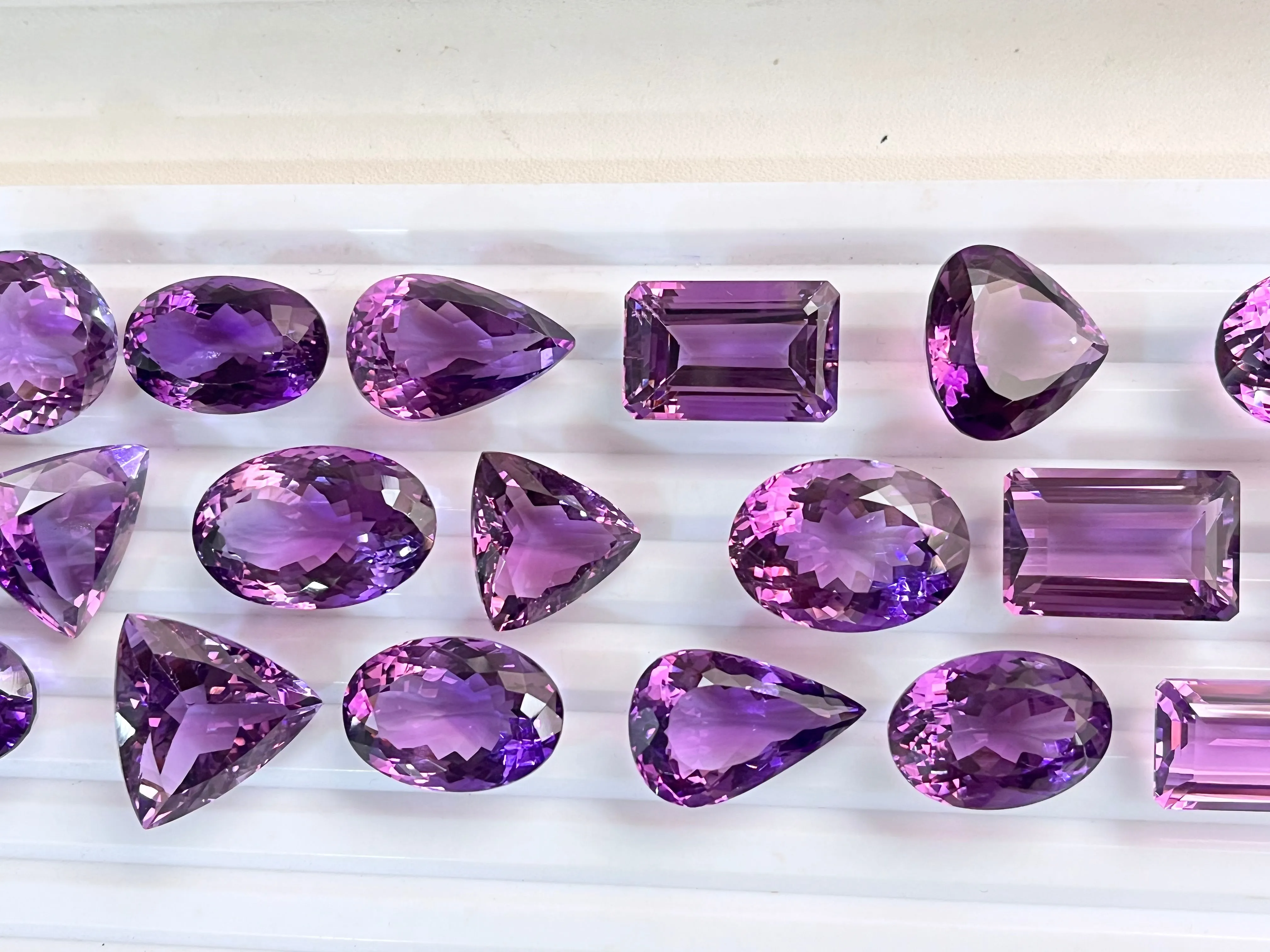 Brazilian Amethyst Mix shape loose gemstone Lot