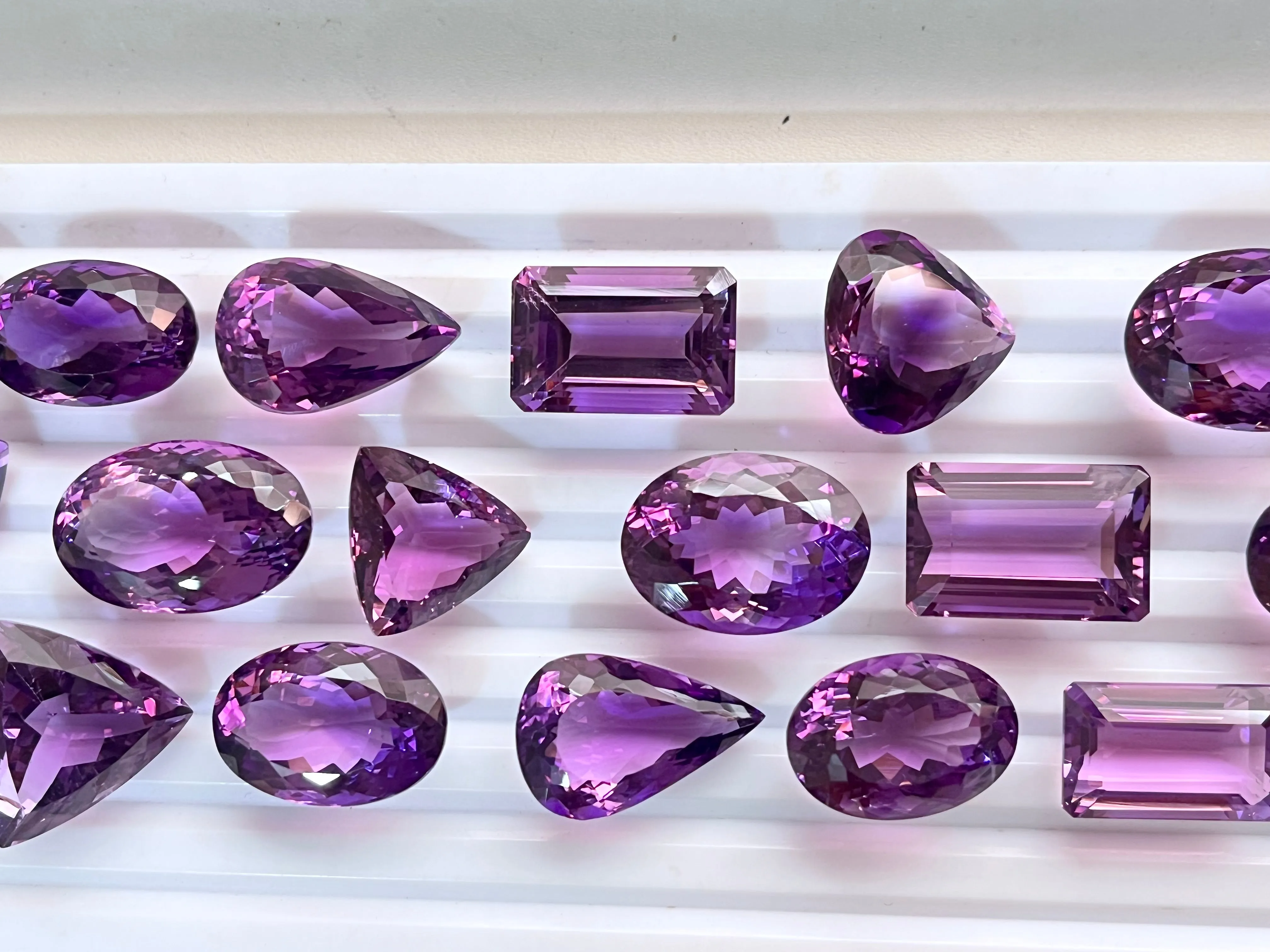 Brazilian Amethyst Mix shape loose gemstone Lot