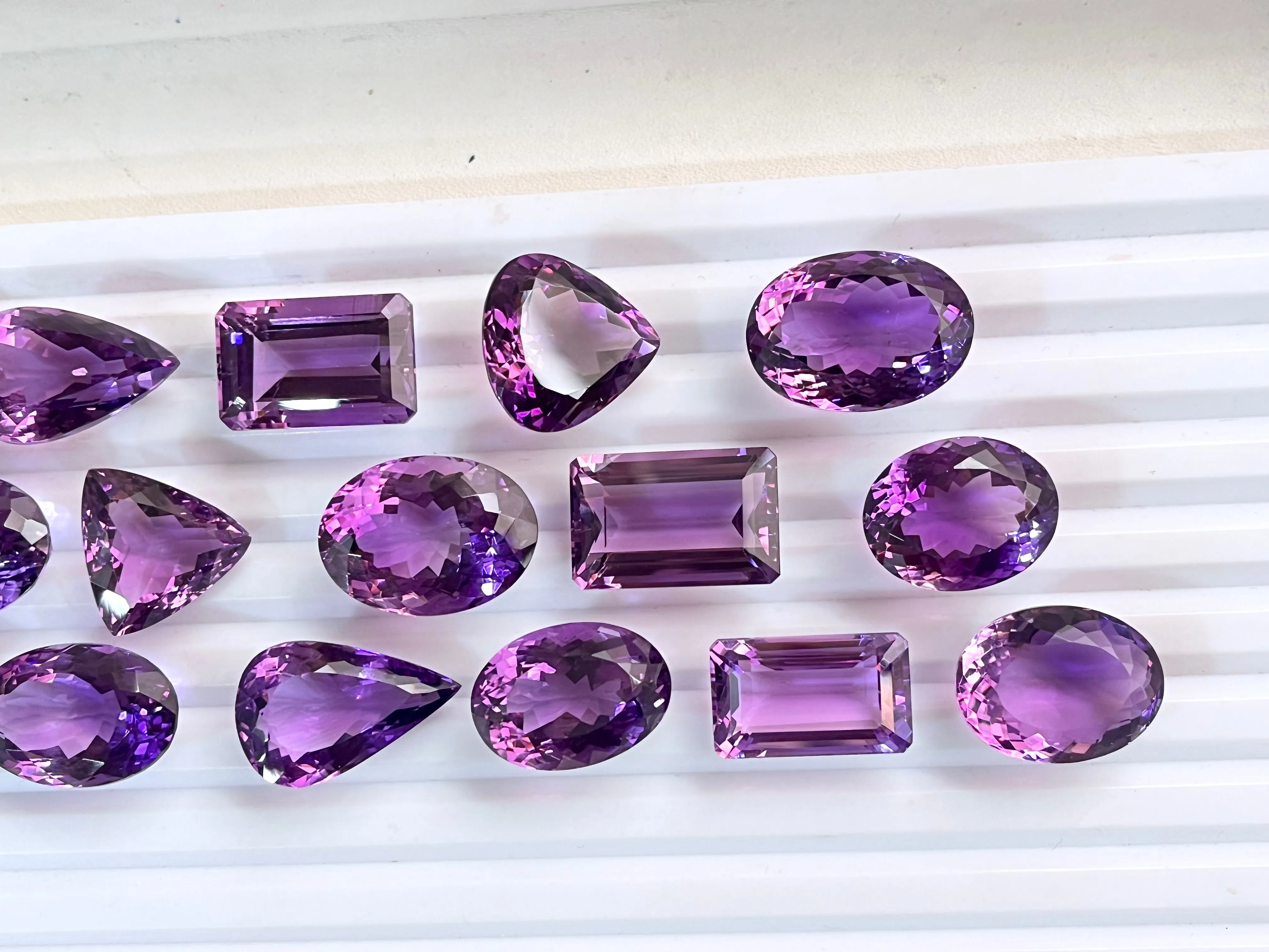 Brazilian Amethyst Mix shape loose gemstone Lot