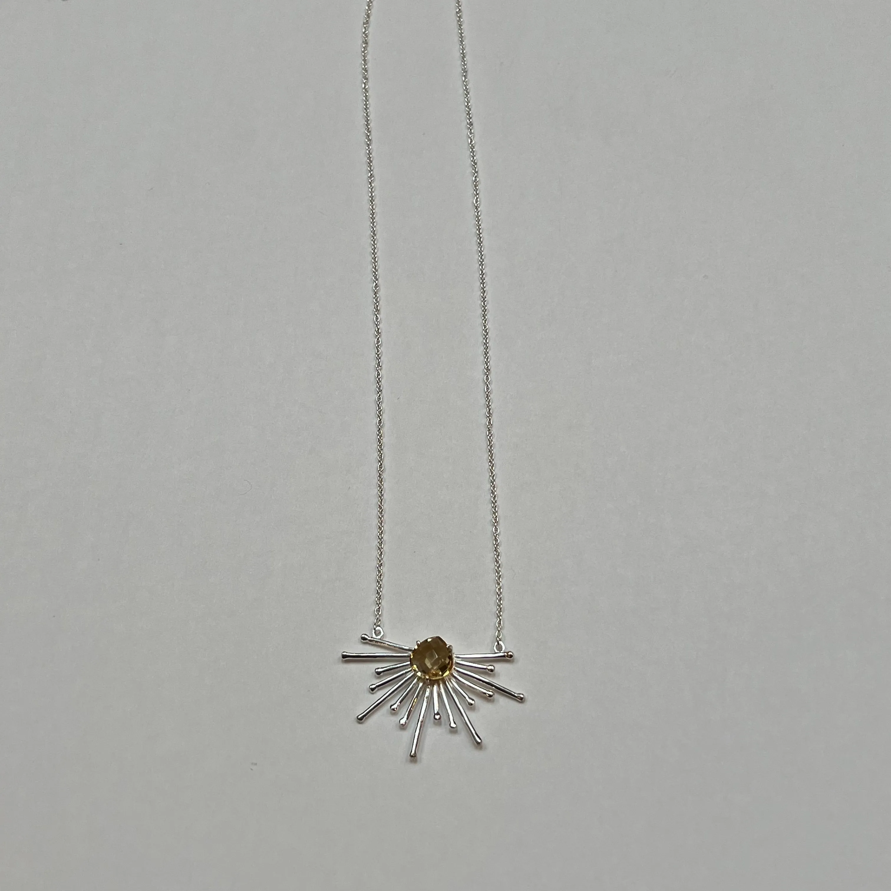 Citrine Starburst Necklace