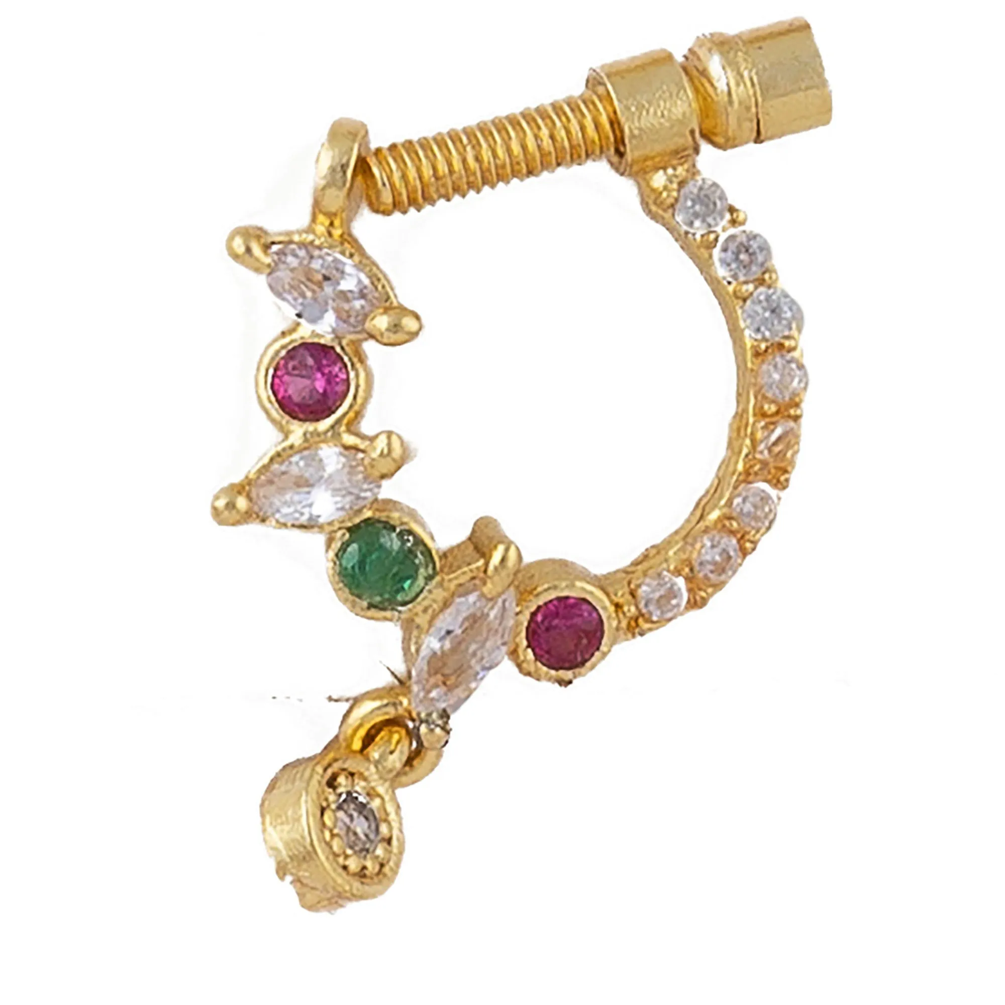 Ethnic Screw Nath: Heritage Nosepiece