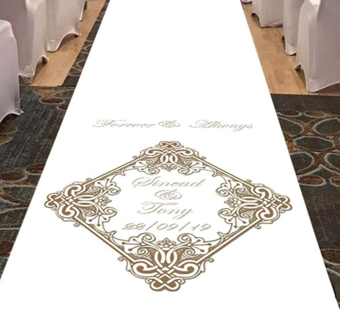 Forever & Always - Personalised Wedding Aisle Runner