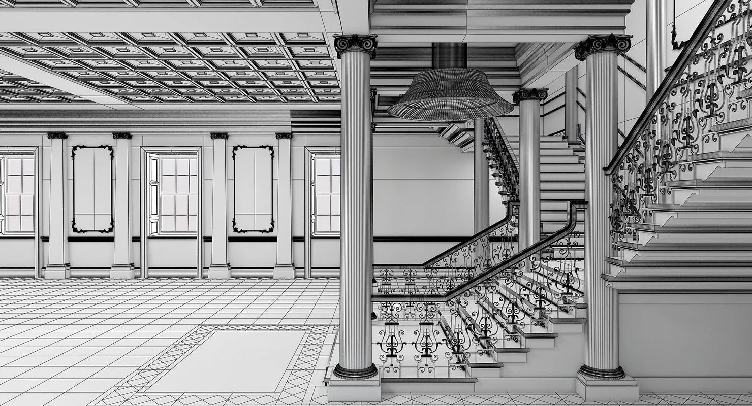 Grand Hall Entrance Staircase