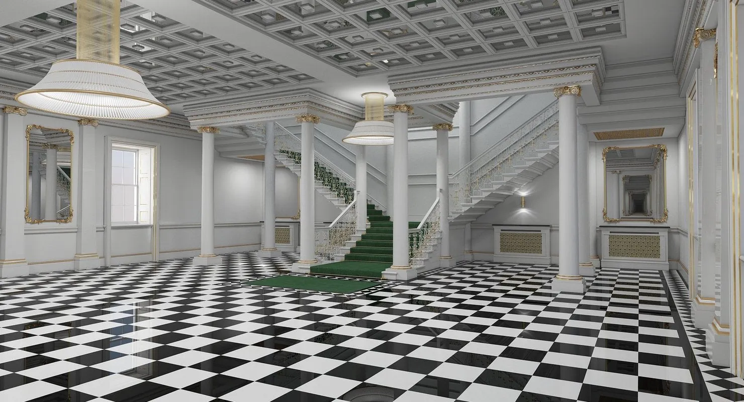 Grand Hall Entrance Staircase
