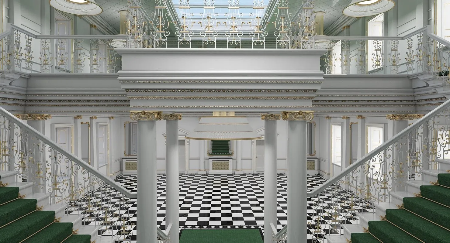 Grand Hall Entrance Staircase