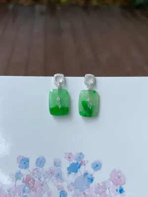 Green Jade Earrings (NJE161)