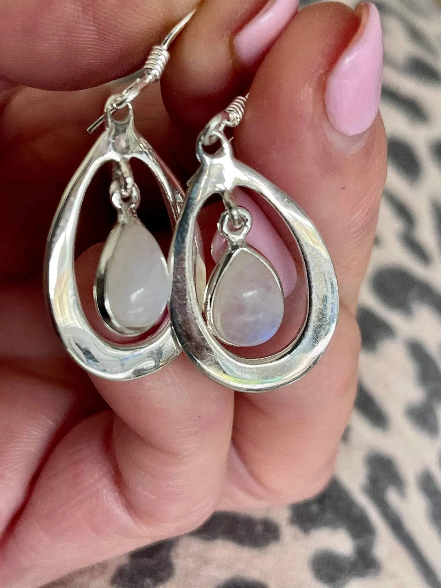 Inner Tears Moonstone Earrings