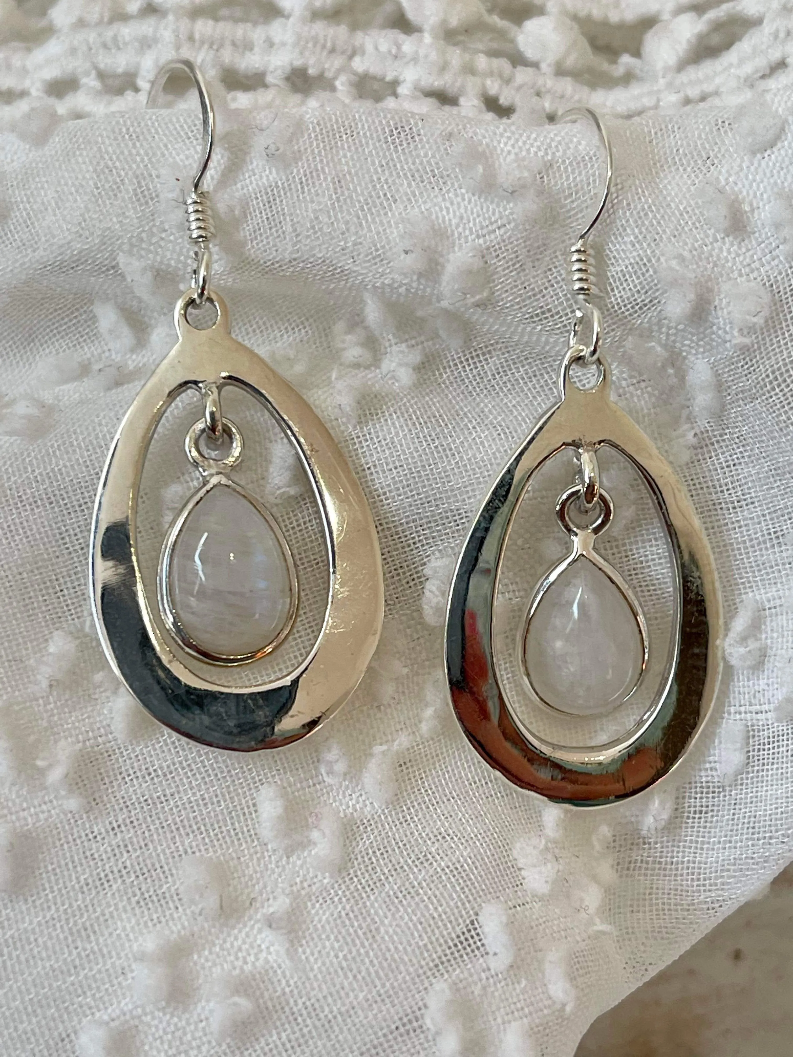 Inner Tears Moonstone Earrings