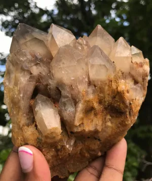 Kundalini Quartz Citrine, Democratic Republic of Congo, Lwena, Congo Citrine