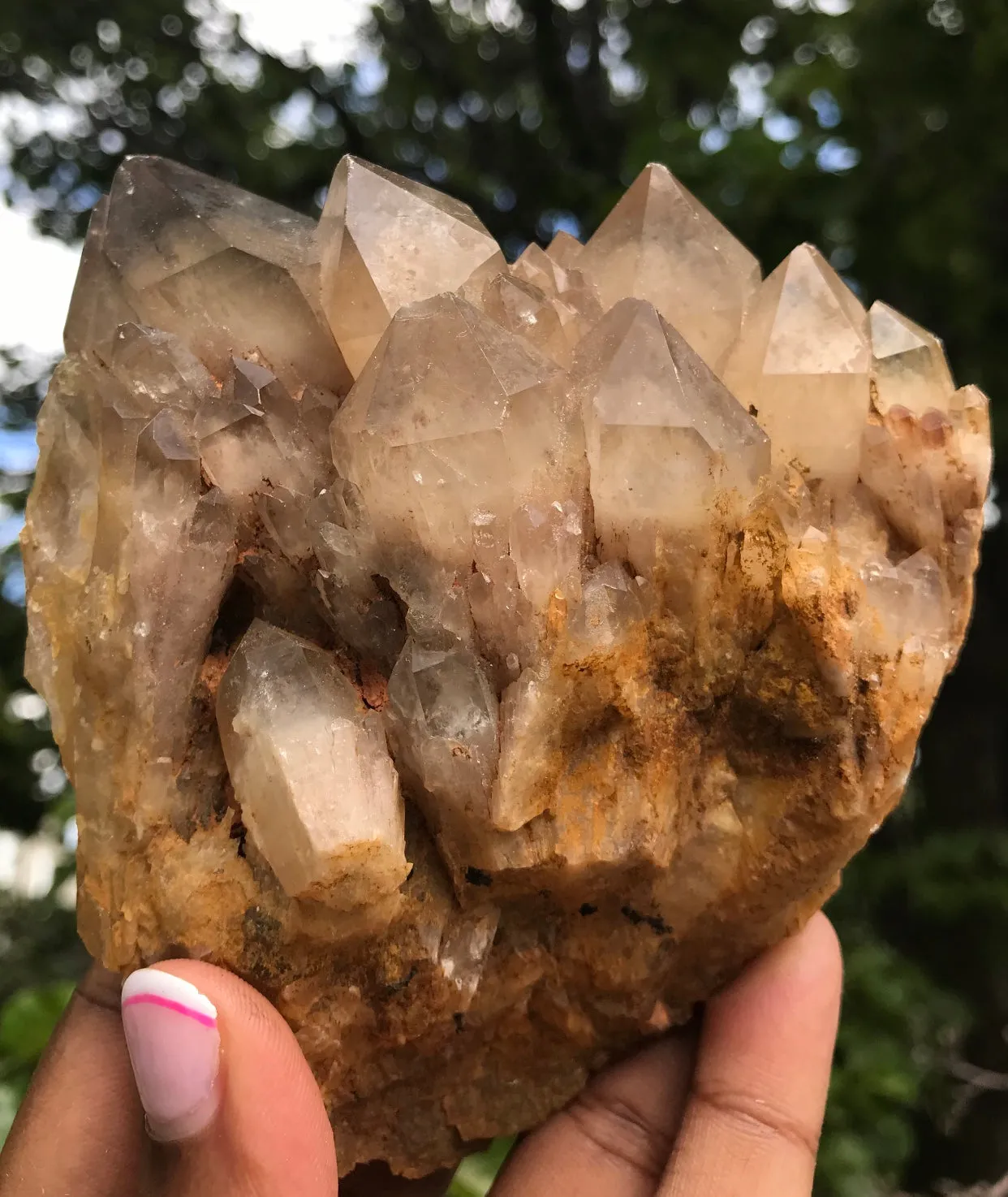 Kundalini Quartz Citrine, Democratic Republic of Congo, Lwena, Congo Citrine