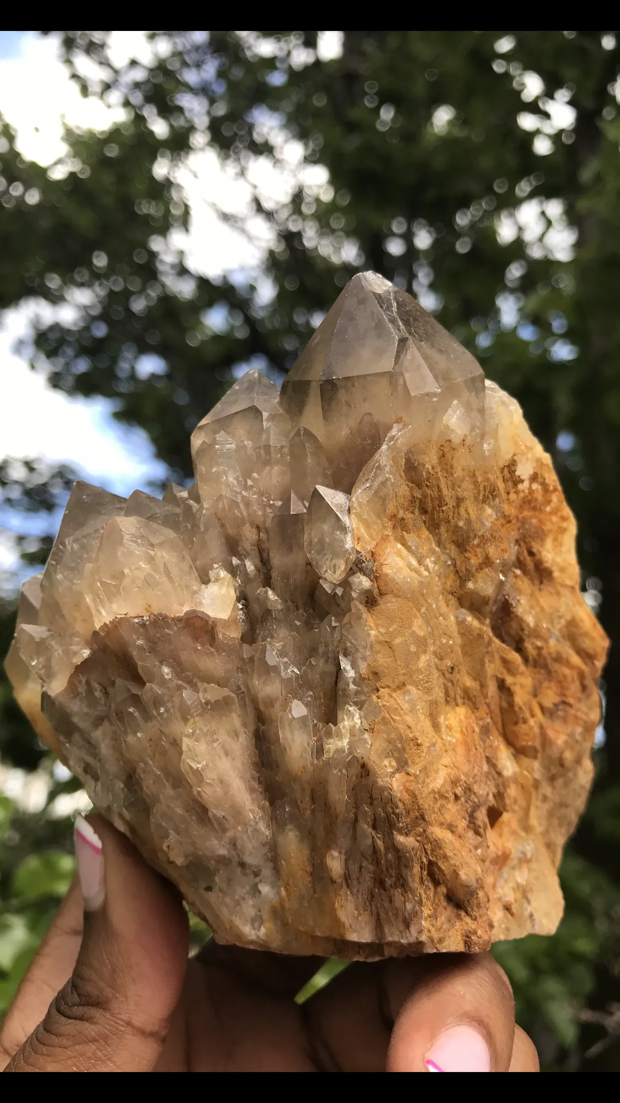 Kundalini Quartz Citrine, Democratic Republic of Congo, Lwena, Congo Citrine