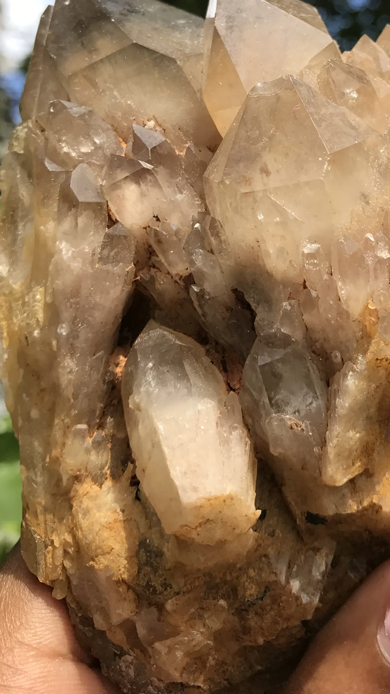 Kundalini Quartz Citrine, Democratic Republic of Congo, Lwena, Congo Citrine