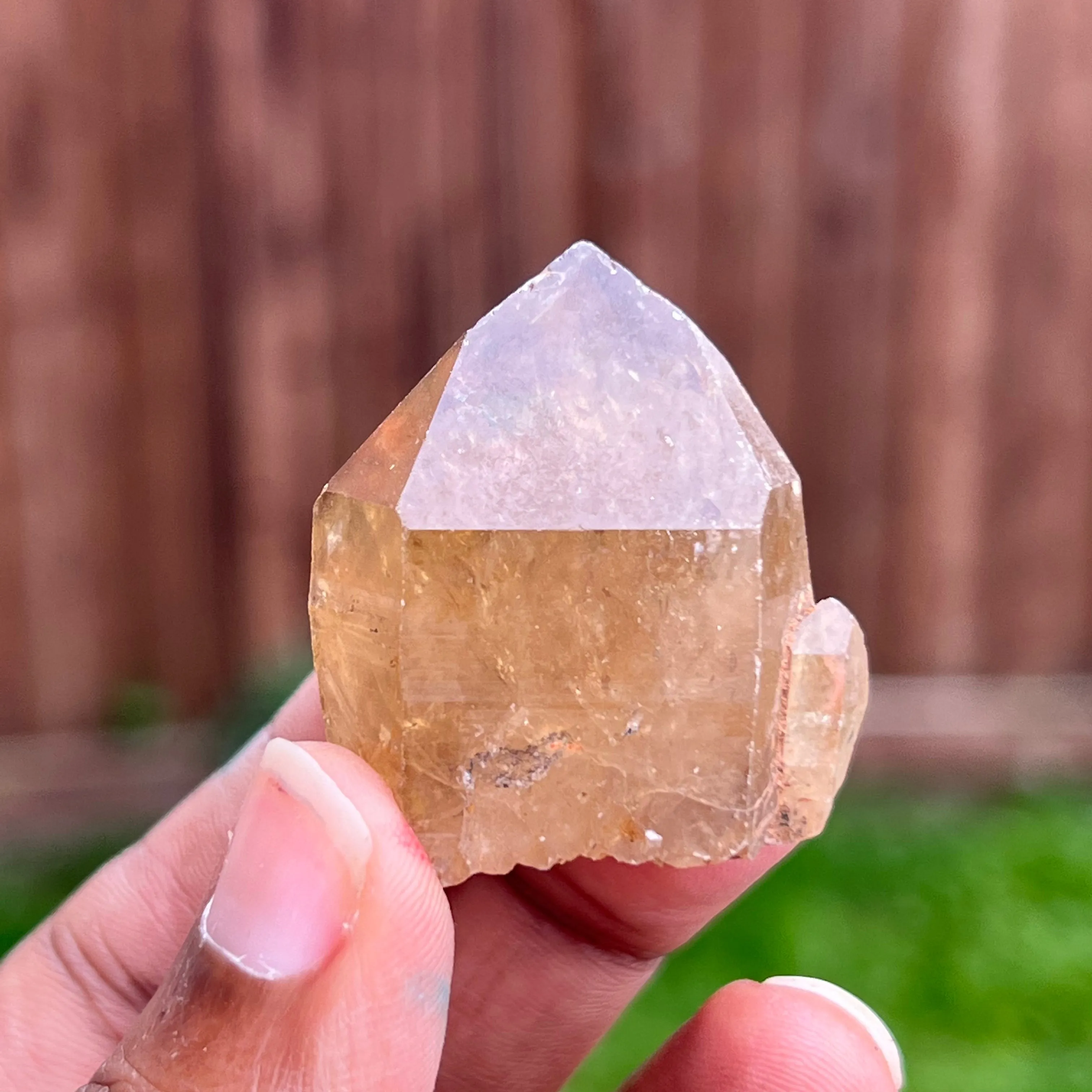 Kundalini Quartz Citrine Points,  Democratic Republic of Congo, Lwena, Congo Citrine
