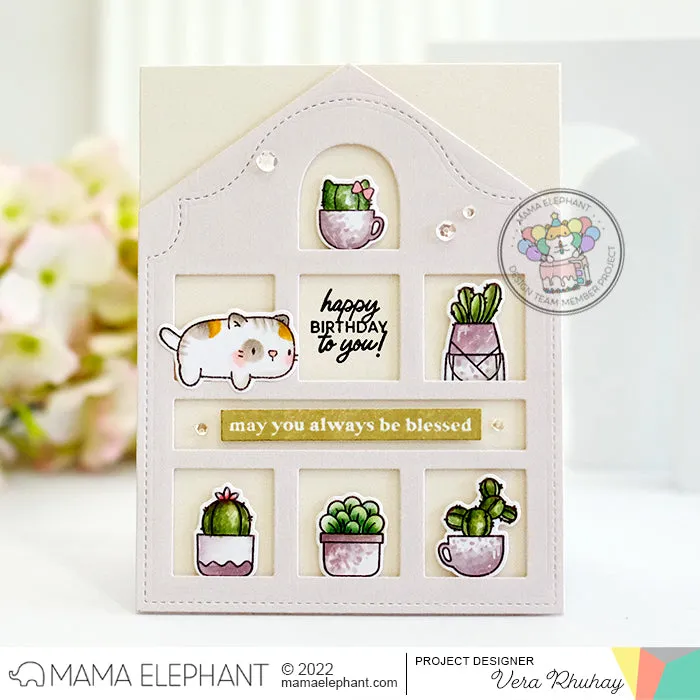 MAMA ELEPHANT: Ornate House Grid Creative Cuts