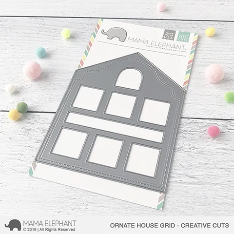 MAMA ELEPHANT: Ornate House Grid Creative Cuts