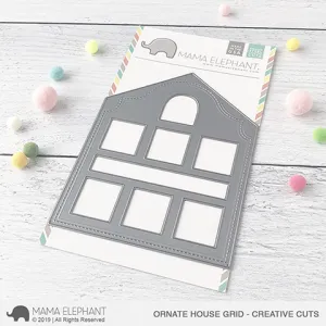 MAMA ELEPHANT: Ornate House Grid Creative Cuts