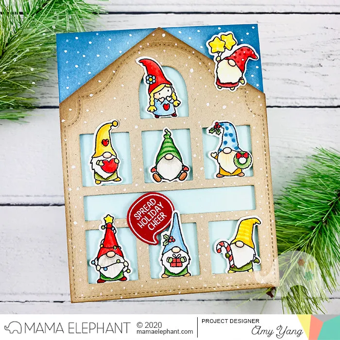 MAMA ELEPHANT: Ornate House Grid Creative Cuts