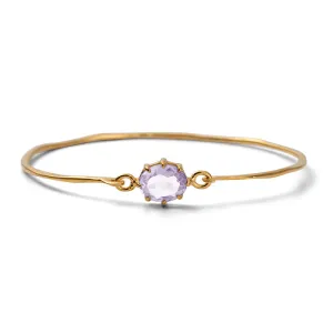 Marie Bangle, Amethyst, Gold