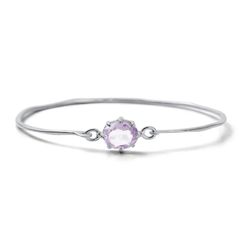 Marie Bangle, Amethyst, Silver