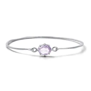 Marie Bangle, Amethyst, Silver