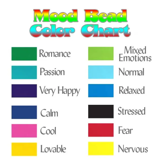 Mirage Color Changing Mood Beads - Fancy Flame Pattern 23x15.5mm (2 pcs)