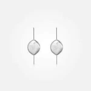 Moonstone Earrings (Curved)