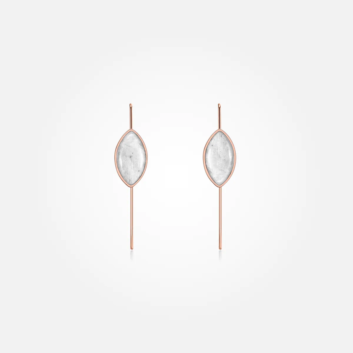 Moonstone Earrings (Straight)