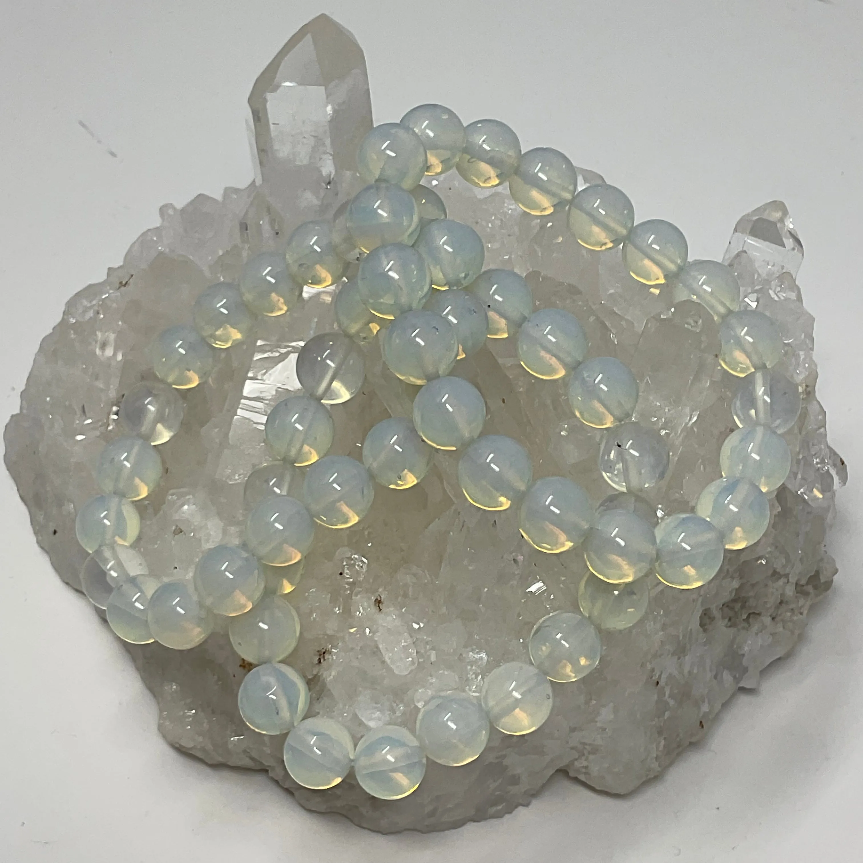 Opalite 10mm Round Bracelet