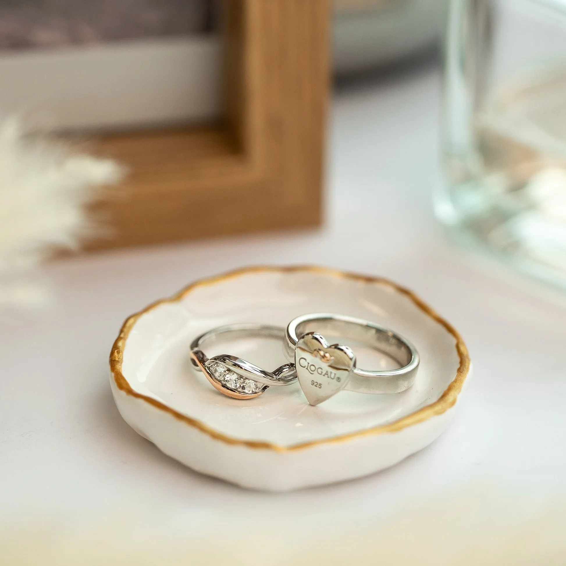 Past Present Future Ring - Silver/Rose - 3SPPFR