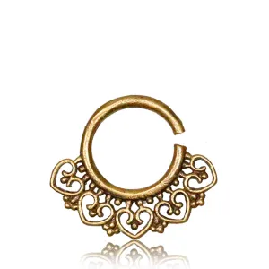 Rati Real Septum Ring - Brass