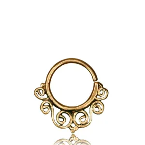 Riddhi Real Septum Ring - Brass