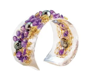 Signature Amethyst Cuff By Nikki Sedacca