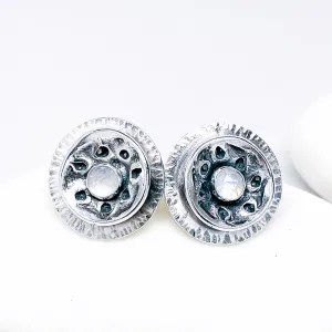 Sterling Silver Lotus Pod Earrings