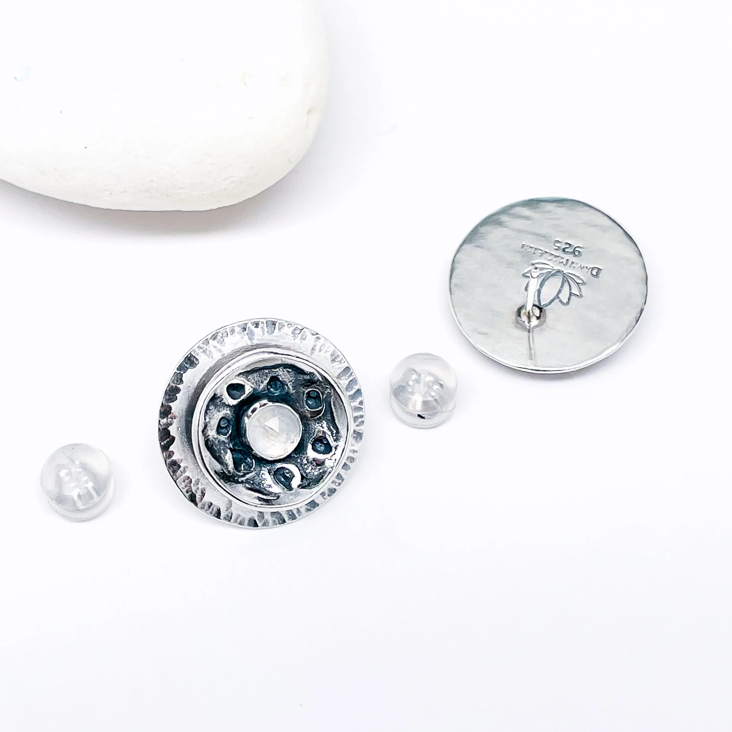 Sterling Silver Lotus Pod Earrings