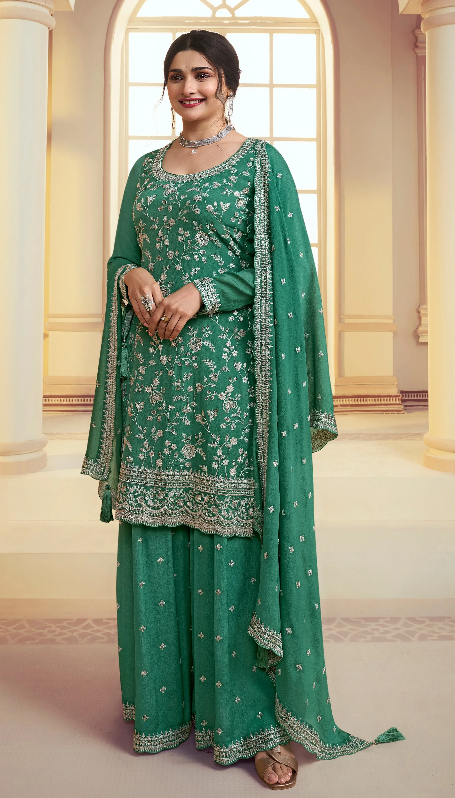 Stunning Designer Wedding Sharara Suits