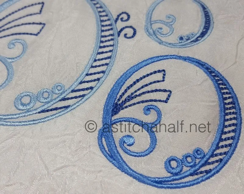 Stunning Swirls Monogram O
