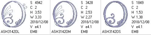 Stunning Swirls Monogram O