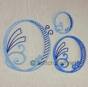 Stunning Swirls Monogram O