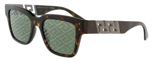 Versace 0VE4421 108/V852 Full Rim Havana  Square Sunglasses