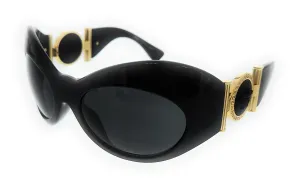 Versace 0VE4462 GB1/87 Black Oval Sunglasses